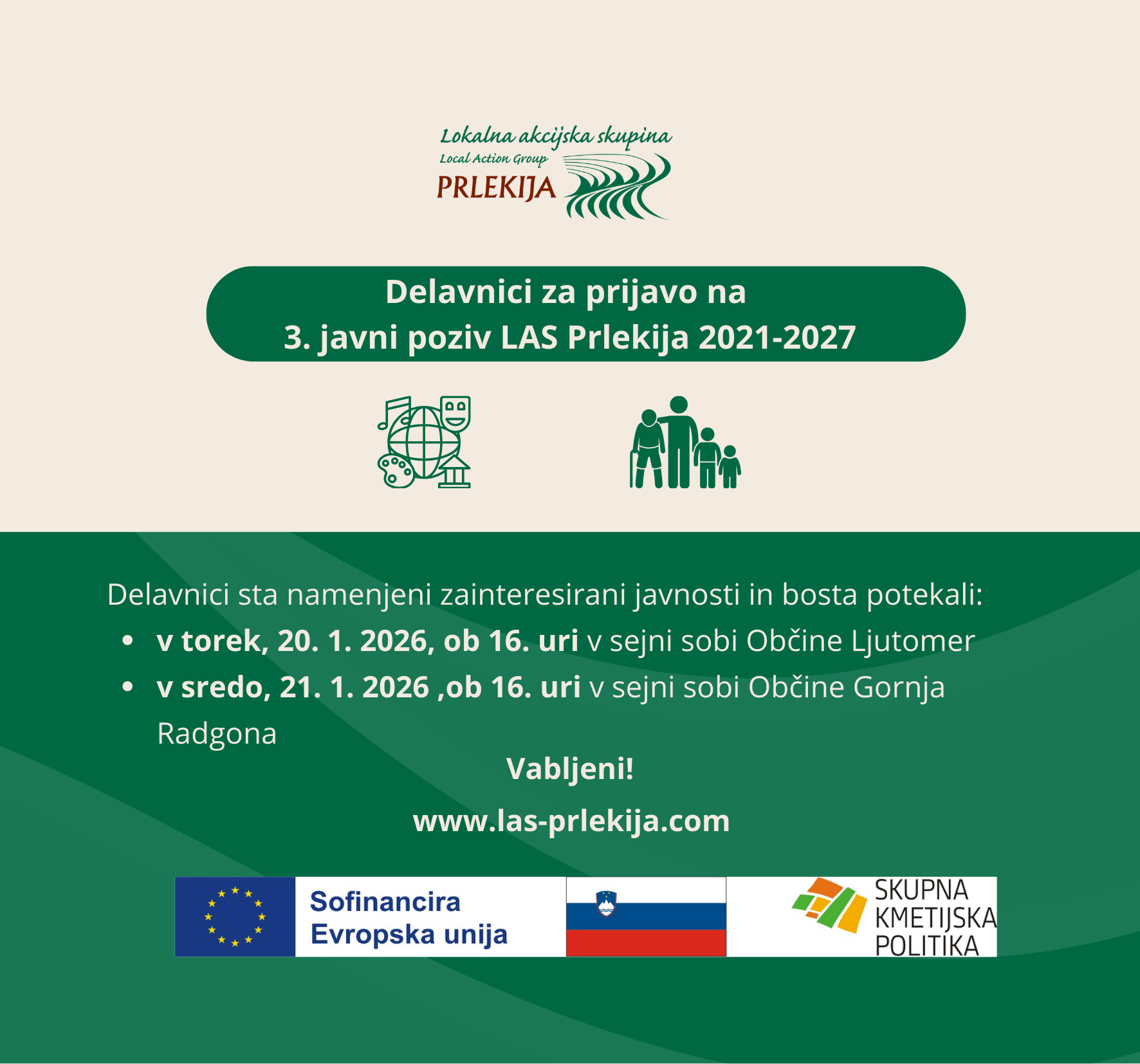 3. javni poziv delavnica vabilo